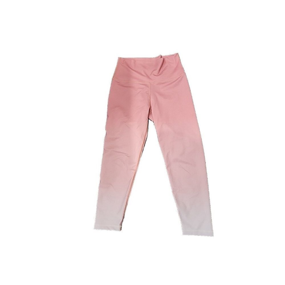 Aerie Womens Small Ombré Leggings Pink Mid-rise Chill Play Move Cropped